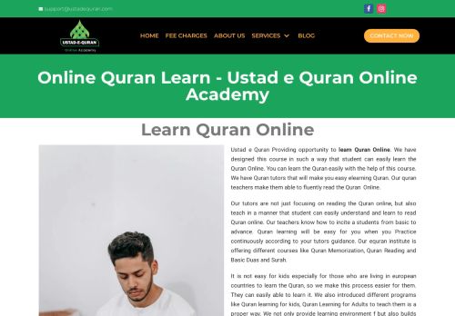 لقطة شاشة لموقع Ustad e Quran Online Academy
بتاريخ 05/07/2021
بواسطة دليل مواقع الدليل