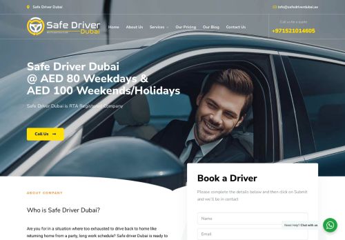 لقطة شاشة لموقع Safe Driver Dubai
بتاريخ 24/09/2021
بواسطة دليل مواقع الدليل