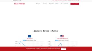 لقطة شاشة لموقع الدينار التونسي: سعر الصرف
بتاريخ 21/09/2019
بواسطة دليل مواقع الدليل
