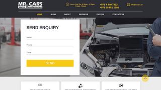 لقطة شاشة لموقع مستر كارز لصيانة السيارات Mr Cars
بتاريخ 21/09/2019
بواسطة دليل مواقع الدليل