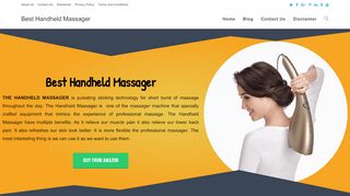 لقطة شاشة لموقع Best Handheld Massager
بتاريخ 21/09/2019
بواسطة دليل مواقع الدليل
