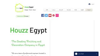 لقطة شاشة لموقع شركة تشطيبات هاوز ايجيبت Houzz Egypt
بتاريخ 27/10/2019
بواسطة دليل مواقع الدليل