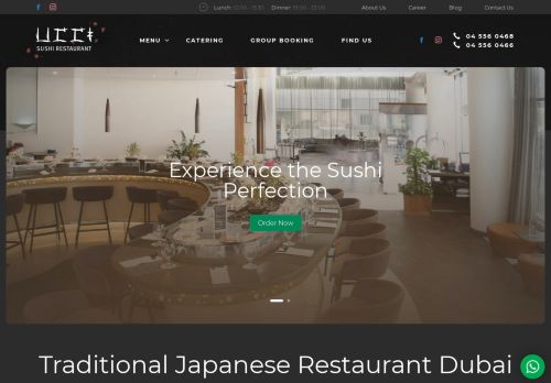 لقطة شاشة لموقع UCCI مطعم سوشي
بتاريخ 29/09/2020
بواسطة دليل مواقع الدليل