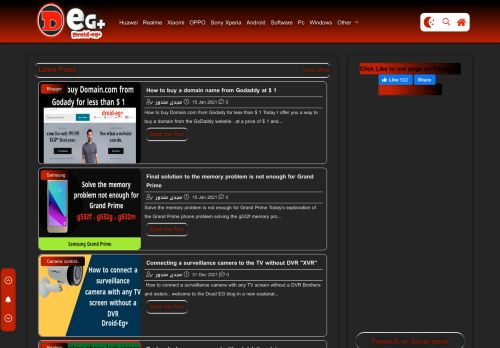 لقطة شاشة لموقع Droid-Eg+ | Learn software and phone repair
بتاريخ 19/01/2021
بواسطة دليل مواقع الدليل