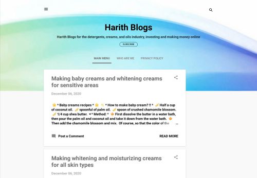 لقطة شاشة لموقع Harith Blogs
بتاريخ 05/02/2021
بواسطة دليل مواقع الدليل