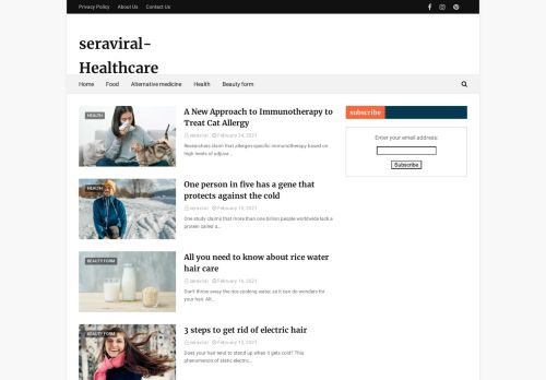 لقطة شاشة لموقع Seraviral-Healthcare
بتاريخ 02/03/2021
بواسطة دليل مواقع الدليل